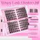 Eefofnn Lash Clusters Kit Wispy Cluster Eyelash Extensions Kit Natural Eyelash Clusters with Lash Bond and Seal Waterproof Tweezers 1116mm CCurly Individual Lashes 120pcs DIY Lash Extension Kit by