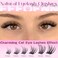 Eefofnn Lash Clusters Kit Wispy Cluster Eyelash Extensions Kit Natural Eyelash Clusters with Lash Bond and Seal Waterproof Tweezers 1116mm CCurly Individual Lashes 120pcs DIY Lash Extension Kit by