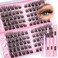 Eefofnn Lash Clusters Kit Wispy Cluster Eyelash Extensions Kit Natural Eyelash Clusters with Lash Bond and Seal Waterproof Tweezers 1116mm CCurly Individual Lashes 120pcs DIY Lash Extension Kit by