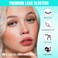 AMZGIRL LASH Lash Clusters Wispy 280PCS Eyelash Extension 60D Cluster Lashes Individual Lashes DIY Lash Extension Natural Look Cluster Eyelash Extensions Soft False Eyelashes at Home for Beginners12mm
