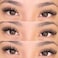 PHKERATA Lashes Natural Look Cat Eye False Eyelashes Wispy Fox Eye Lashes Wispy 15mm 6D Volume Strip Fake Eyelash Extension Look by 7 Pairs Pack