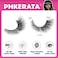 PHKERATA Lashes Natural Look Cat Eye False Eyelashes Wispy Fox Eye Lashes Wispy 15mm 6D Volume Strip Fake Eyelash Extension Look by 7 Pairs Pack