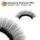 LASHVIEW Eyelash Extensions Individual Lashes Premium Classic Lashes 015 D Curl Thickness 15mm Natural Semi Permanent Eyelashes Soft Applicationfriendly Black