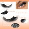 zanlufly Mink Lashes Cat Eye False Lashes Fox Eye False Eyelashes Lashes Natural DCurly Volume Fake Eyelashes Soft Handmade Lashes that Look Like Extensions Lashes Pack