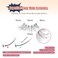 Siligli Natural Half Lashes Cat Eye Eyelashes 13MM False Eyelashes Natural Corner Lashes Wispy 3D Volume Half Eyelashes Pack with Thin Cotton Band 34 Lashes Extension 7 Pair