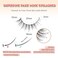 Siligli Natural Lashes Wispy Eyelashes Natural Look Short Lashes Pack 12mm Eyelashes C Curl False Lashes Thinner Band 3D Volume Fake Eyelashes 7 Pair