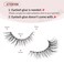 Onlyall Lashes Mink False Eyelashes Natural Wispy Lashes Soft Faux Mink Lashes Fluffy False Lashes DK77