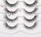 Pooplunch False Eyelashes Cat Eye Look Natural Short Wispy Lashes 8D Crossed Extension Volume Fake Eyelashes Faux Mink Human Hair Lashes 7 Pairs Pack