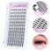 LAUBESS Premade Lash Fans 20D Mixed Lash Extension D Curl Pointed Base Premade Fans Eyelash Extensions Middle Stem Pre Fanned Volume Lash Extensions 20D007D916mm