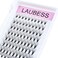 LAUBESS Premade Lash Fans 20D Mixed Lash Extension D Curl Pointed Base Premade Fans Eyelash Extensions Middle Stem Pre Fanned Volume Lash Extensions 20D007D916mm