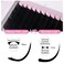 Qeelasee Ellipse Eyelash Extension 020mm C Curl 10mm Flat Individual Eyelashes False Lashes Mink Lashes Extensions