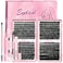 Qiveaory DIY Lash Extension Kit 720pcs Individual Lashes Clusters D Curl Eyelash Extension Kit with Lash Bond and Seal Eyelash Remover Tweezers Brush1018mm30D40D50D60D Lash Books DIY at Home