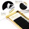 QUEWEL Easy Fan Lash Extensions 003mm D Curl Eyelash Extensions 815mm Mixed Lash Trays Matte Black Ultra Lightweight C CC D DD Curl Volume Lashes Self Fanning Lashes 003D Mix815mm