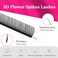 TDANCE Lash Spikes Matte Black 5D Spikes Lash Extensions Natural Look 5D Flower Eyelash Extensions for Professional Use Spikes Lashes5DFlowerD0071017mm