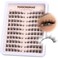 TOOCHUNAG Wispy Lash Clusters Natural Cluster Eyelash Extensions 3D Fairy Individual Lashes Clusters Eyelashes CD Curve LeftRight 715mm DIY Lash Extension at Home