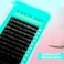 VAVALASH Cashmere Lashes 003005007 Premium Lashes Volume Eyelash Extensions 820MM Individual Silk Lashes Soft Super Matte Black Professional Lashes Extension Tray Supplies 005D815MM