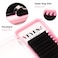 VEYES INC Easy Fan Volume Lash Extensions 03 05 07 JBLCCCDDD Curl 825mm Mixed Single Length Tray Matte Black Self Fanning Eyelashes Professional Supplies for Lash Techs 003 C 816mm