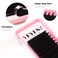 VEYES INC Easy Fan Volume Lash Extensions 03 05 07 JBLCCCDDD Curl 825mm Mixed Single Length Tray Matte Black Self Fanning Eyelashes Professional Supplies for Lash Techs 003 C 816mm