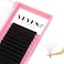 VEYES INC Easy Fan Volume Lash Extensions 03 05 07 JBLCCCDDD Curl 825mm Mixed Single Length Tray Matte Black Self Fanning Eyelashes Professional Supplies for Lash Techs 003 C 816mm