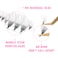 VEYES INC Premade Fans Eyelash Extensions 3D24D CD curl Natural Volume Mixed Length Eyelash Tray Professional Lash Supplies Matte Black 5D 007 C 916mm