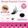WiWiLINK Lashes California Sunset Kit Manga Lash Clusters Kit 818mm Wispy Eyelash Clusters DIY Lash Spikes Waterproof Anime Extension 03mm UltraThin Band Individual Cluster Eyelash Extensions Kit