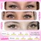 wiwoseo Manga Lash Clusters Fairy Eyelash Cluster Eyelash Extensions Clusters Lashes CC Curly Natural Lash Clusters Spiky Individual Lashes Wispy Cluster Lashes for Beginners DIY at Home 1014MM