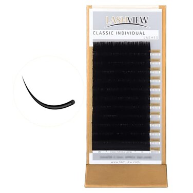 LASHVIEW Eyelash ExtensionsIndividual Lashes 015 Thickness D Curl Mixed Tray815mmPremium Single Classic LasesNatural Semi Permanent EyelashesMink Soft LashesApplicationFriendly