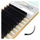 LASHVIEW Eyelash ExtensionsEllipse Flat Eyelash Extensions 015mm C Curl 12mm BlackIndividual LashesSuper Matte Extremely Soft Professional Salon Use