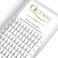 QUEWEL Premade Lash Fans 5D Premade Fans Eyelash Extensions 007mm Thickness C Curl 11mm Volume Lash Extensions Short Stem Pre Made Fans Eyelash Extensions5D 007C 11mm