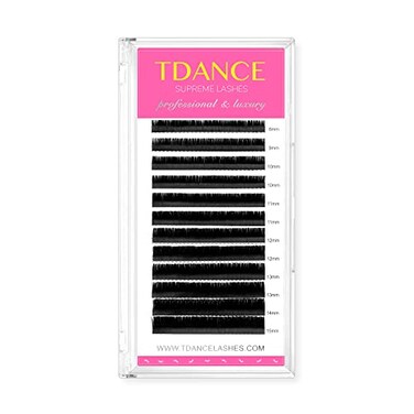TDANCE Lash Extension Matte Black Eyelash Extension C CC D DD J B L Curl Volume Classic Lash Extensions 003018mm Thickness Professional Salon Use003D815 mm