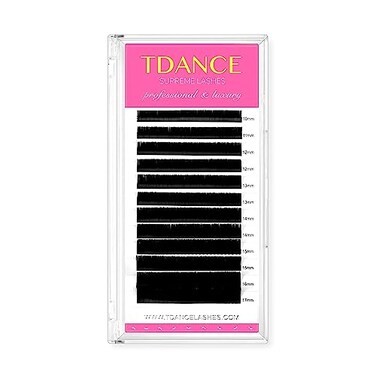TDANCE Lash Extension Matte Black Eyelash Extension C CC D DD J B L Curl Volume Classic Lash Extensions 003018mm Thickness Professional Salon Use007DD1017 mm