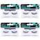 Ardell Lashes 102 Demi Black Lightweight Reusable Fake Eyelashes with Natural Look for Beginners Makeup Lovers 4 Pack