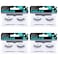 Ardell Lashes 102 Demi Black Lightweight Reusable Fake Eyelashes with Natural Look for Beginners Makeup Lovers 4 Pack