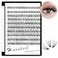 Hannahool 200Pcs 20Roots Individual False Lashes Mixed 8101214mm9111315mm10121416mm1618mm1820mm 007 Thickness Natural Cluster Lashes Makeup Volume Eye Lashes Extensions 10121416mm