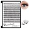 Hannahool 200Pcs 20Roots Individual False Lashes Mixed 8101214mm9111315mm10121416mm1618mm1820mm 007 Thickness Natural Cluster Lashes Makeup Volume Eye Lashes Extensions 10121416mm