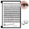 Hannahool 200Pcs 20Roots Individual False Lashes Mixed 8101214mm9111315mm10121416mm1618mm1820mm 007 Thickness Natural Cluster Lashes Makeup Volume Eye Lashes Extensions 10121416mm