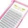 PRO LASHBEAUTY Premade Volume Eyelash Extensions 3DC00713 Short Stem Premade Fans Eyelash Extensions 9 to 20 mm Pre made Lash Fans 3D 5D 7D Volume Lash Extensions 07 10 C D Curl3DC00713mm