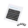 Bodermincer 72 Cluster Bundles 3D Effect Glue Bonded Individual LashEyelash Extensions Natural Style 16MM