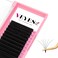 VEYES INC Easy Fan Volume Lash Extensions 03 05 07 JBLCCCDDD Curl 825mm Mixed Single Length Tray Matte Black Self Fanning Eyelashes Professional Supplies for Lash Techs 003 C 12mm
