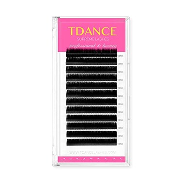 TDANCE Lash Extension Matte Black Eyelash Extension C CC D DD J B L Curl Volume Classic Lash Extensions 003018mm Thickness Professional Salon Use005CC12 mm