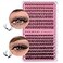 TOOCHUNAG Lash Clusters 30D40D Individual Lashes 320pcs Natural Cluster Eyelash Extensions 816MIX DIY Lash Extension D Curly Wispy False Eyelashes Clusters by