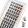 BEFER BEAUTY Lash Clusters 72 Pcs D Curl Eyelash Clusters Super Fluffy Lightweight Individual Lashes 816Mm Cluster Extensions Soft Comfortable Wispy Natural Diy At HomeSerenityFd27