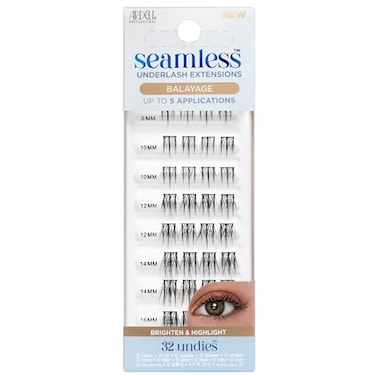 Ardell Seamless Underlash Lash Extension Kit DIY Lash Clusters Balayage Individual Lashes NaturalLooking Eyelash Extension 32Count 1Pack