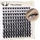 Mavphnee Eyelash Clusters Wispy Lash Extensions Natural Individual Lashes DCurly Cluster Lashes 1018MM DIY at Home Cluster Eyelash Extensions 120 Pcs Eye Lash Clusters by