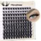 Mavphnee Eyelash Clusters Wispy Lash Extensions Natural Individual Lashes DCurly Cluster Lashes 1018MM DIY at Home Cluster Eyelash Extensions 120 Pcs Eye Lash Clusters by