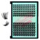 AMZGIRL LASH Lash Clusters 144Pcs Eyelash Extension Midnight Lashes Extensions Natural Cluster Lashes for Individual Eyelashes Extension by AMZGlRLDMix816mm