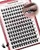 TOOCHUNAG Manga Lash Clusters Anime Eyelash Clusters Volume Cluster Eyelash Extensions 1218mm Thick Spiky Lashes Clusters 144pcs Cluster Lashes Individual DIY Lash Extension by