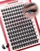 TOOCHUNAG Manga Lash Clusters Anime Eyelash Clusters Volume Cluster Eyelash Extensions 1218mm Thick Spiky Lashes Clusters 144pcs Cluster Lashes Individual DIY Lash Extension by