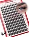 TOOCHUNAG Manga Lash Clusters Anime Eyelash Clusters Volume Cluster Eyelash Extensions 1218mm Thick Spiky Lashes Clusters 144pcs Cluster Lashes Individual DIY Lash Extension by