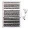 Magnetic SL Lash Clusters 320pcs Individual Lashes 30D40D60D DIY Lash Extensions Lash Clusters False Eyelashes Natural Look 1120mm Mix Cluster Eyelash Extensions EASY TO USE 30D40D60D007D